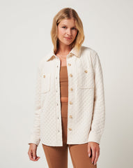 Diamond Quilted Shacket