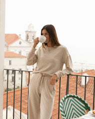 Cloud Terry Wide Leg Pant