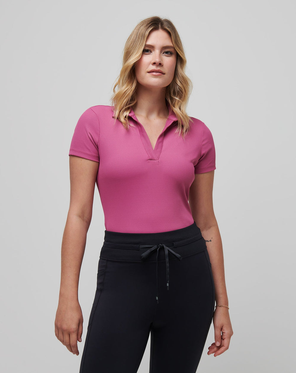 Moveknit Vneck Polo