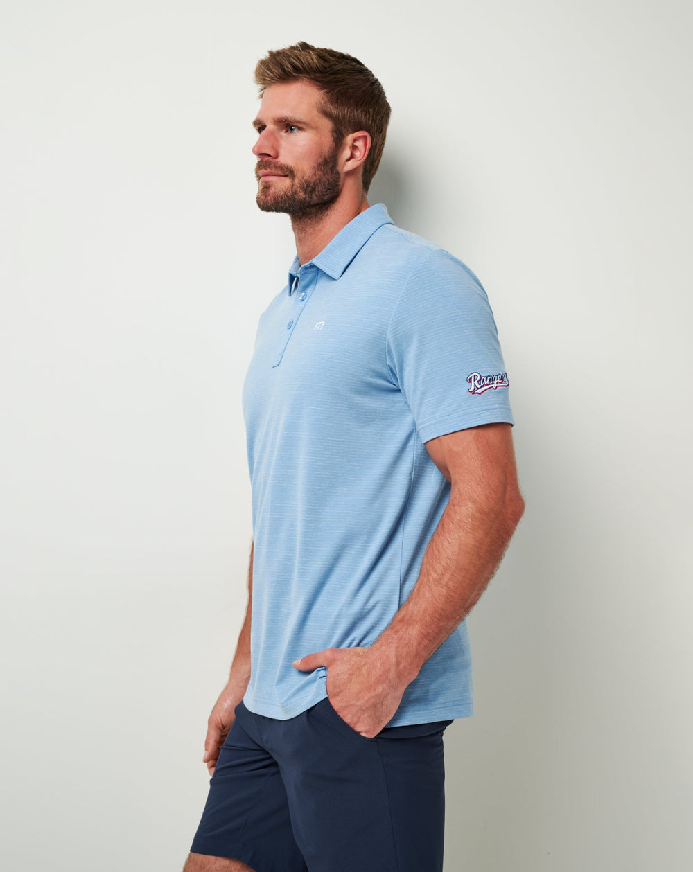 Texas Rangers The Heater Polo