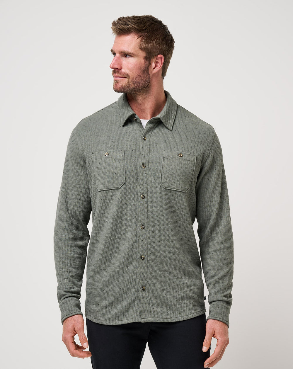 Cloud Waffle Shirt Jacket
