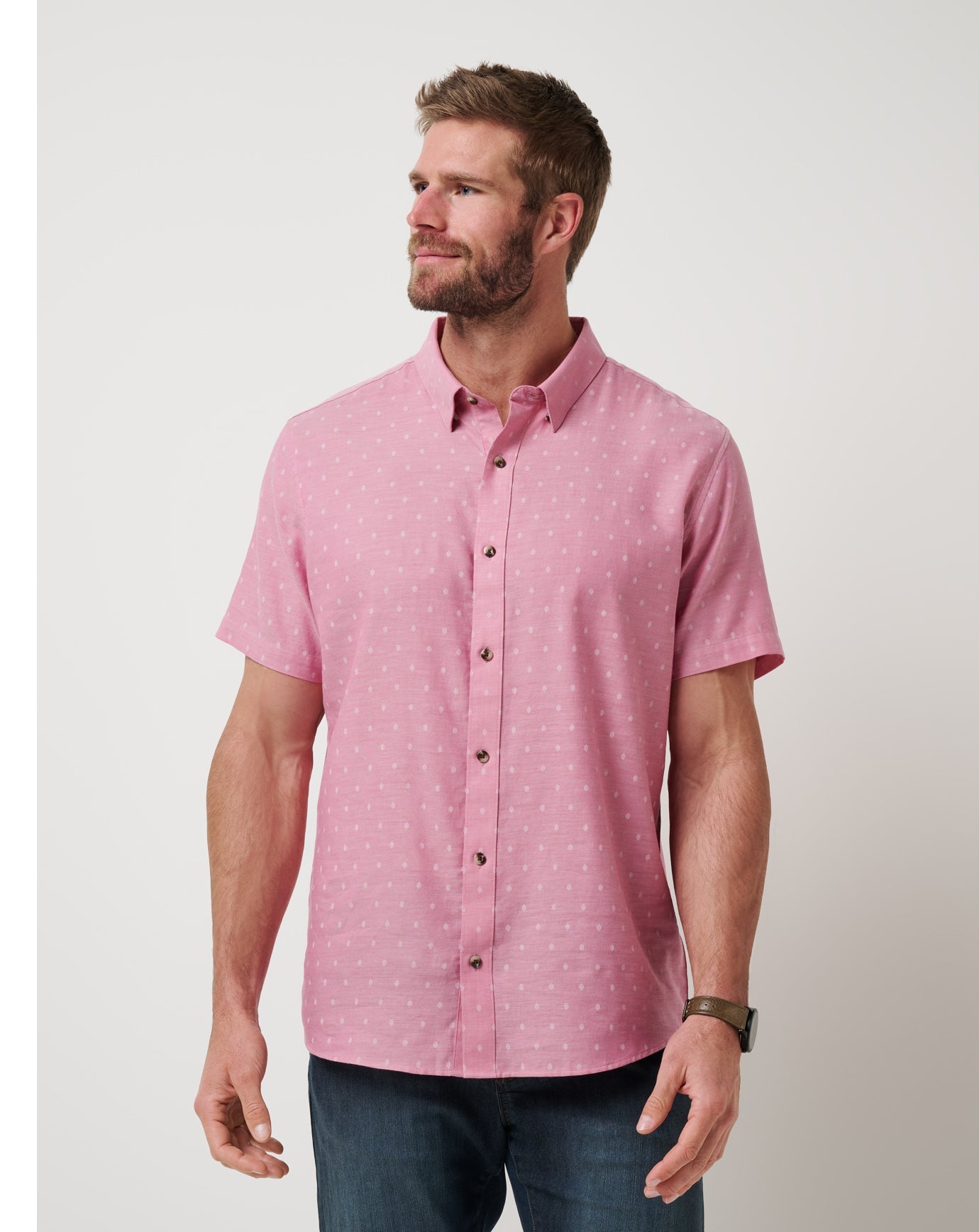 Early Check In Button-Up