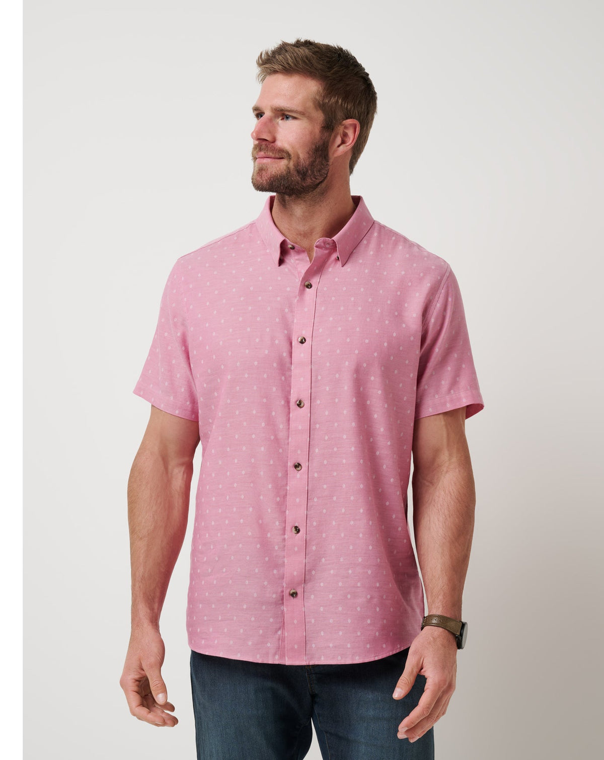 Early Check In Button-Up