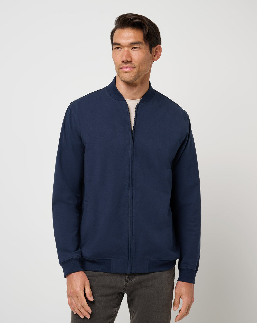 Stretchknit Bomber Jacket