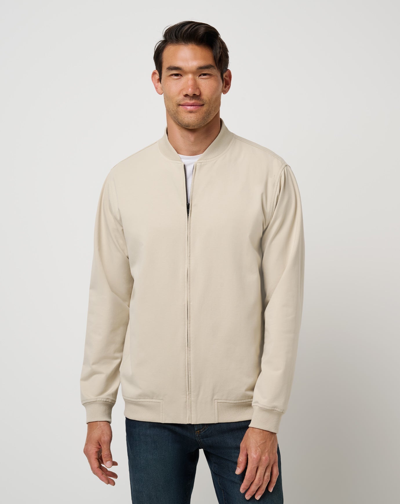 Stretchknit Bomber Jacket