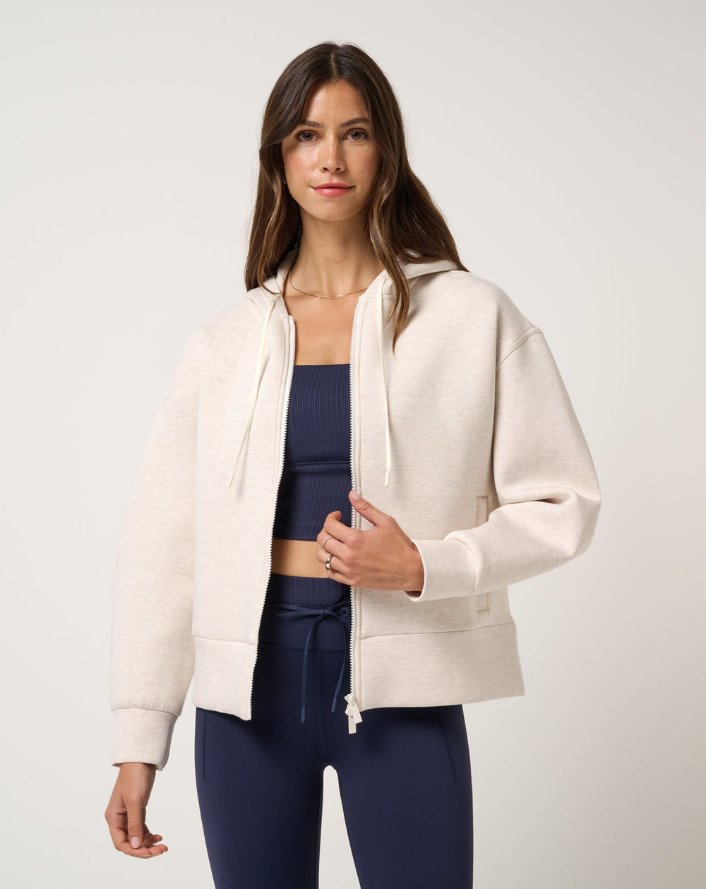 Cloudscape Zip Hood
