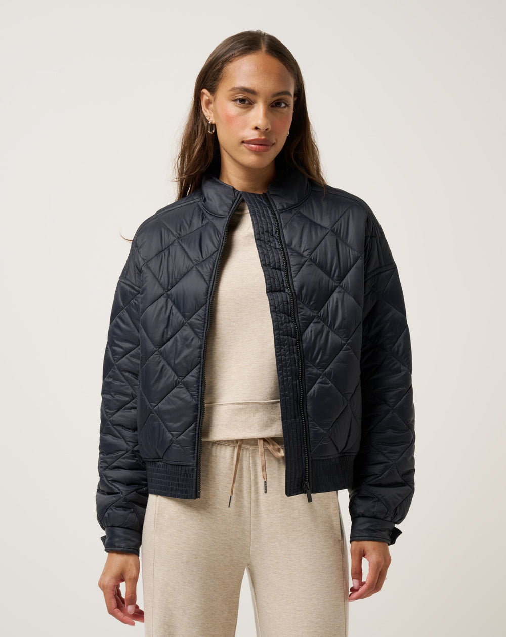 Lights At Night Quilted Jacket